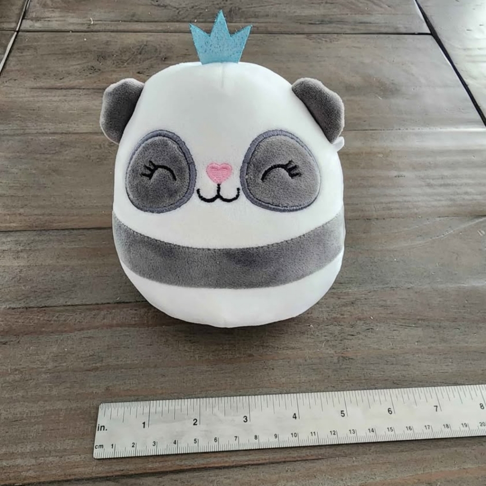 Claire's Plush Panda Toy - White and Gray